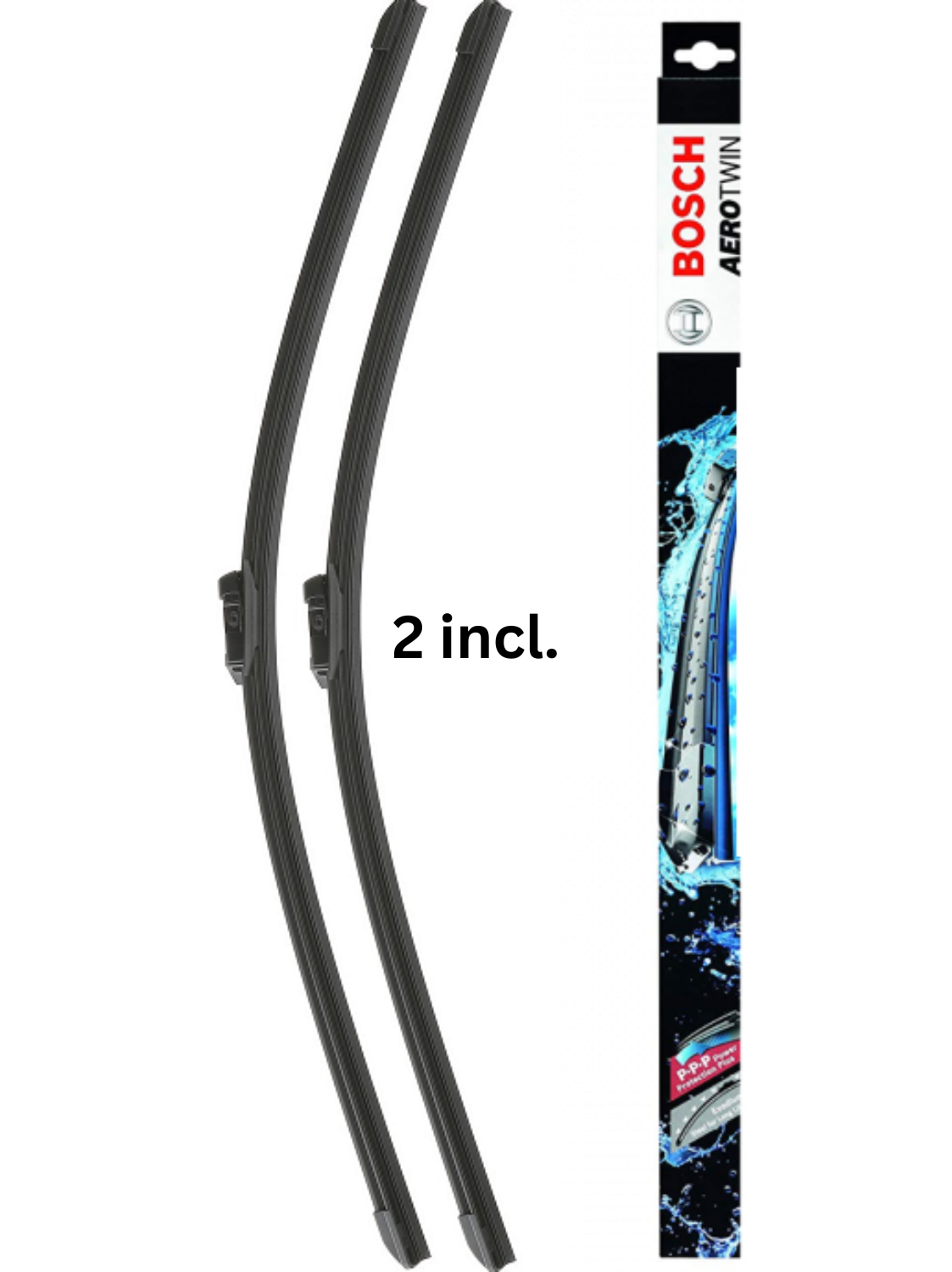 Balais D'essuie-glace Sans Structure Pour VOLVO XC60 - Pulvérisation Intégrée, Chauffage, Silencieux - Taille 26"+19"